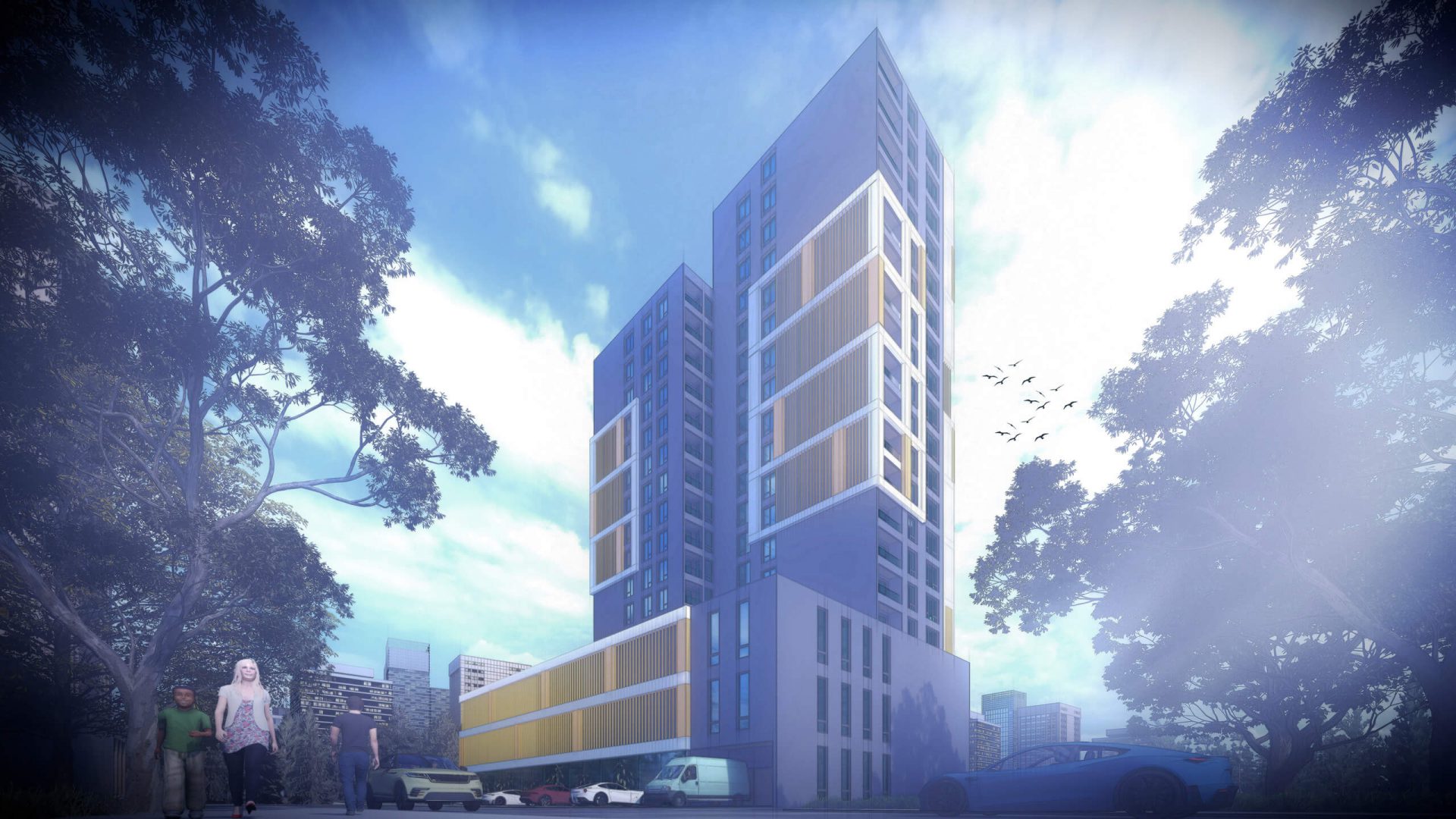 Смесена сграда ж.к. Младост